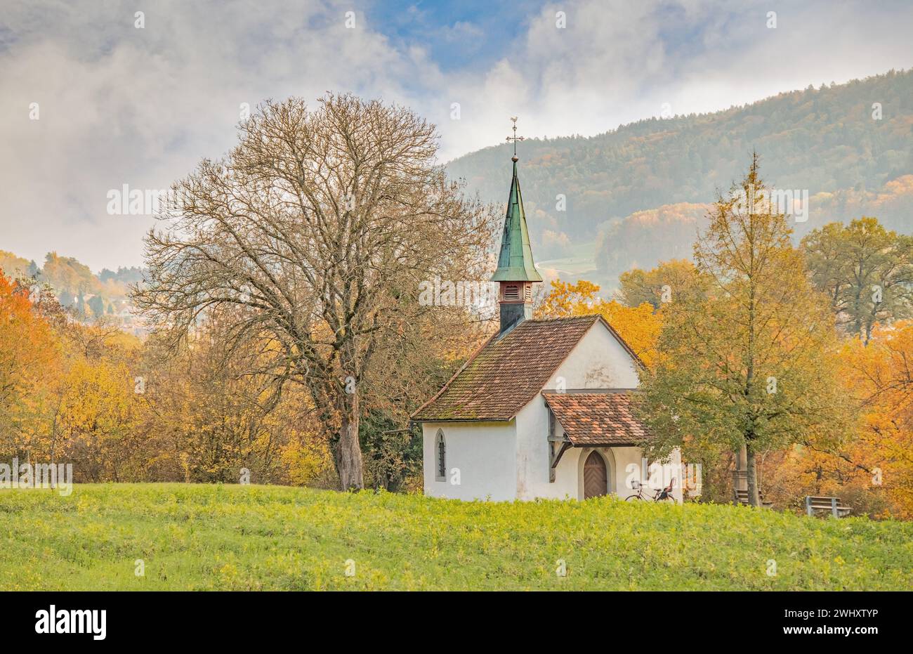 St. Antoniuskapelle in Hohentengen am Hochrhein, Landkreis Waldshut Stockfoto