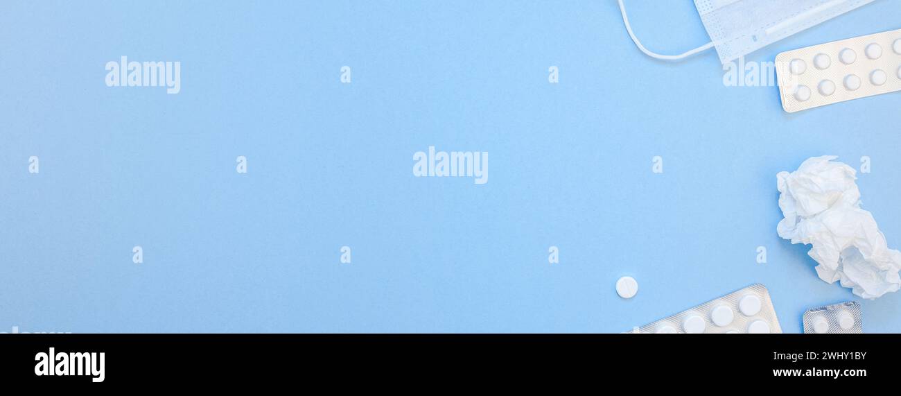 Das Konzept der jahreszeitlichen Frühjahrsallergie Stockfoto