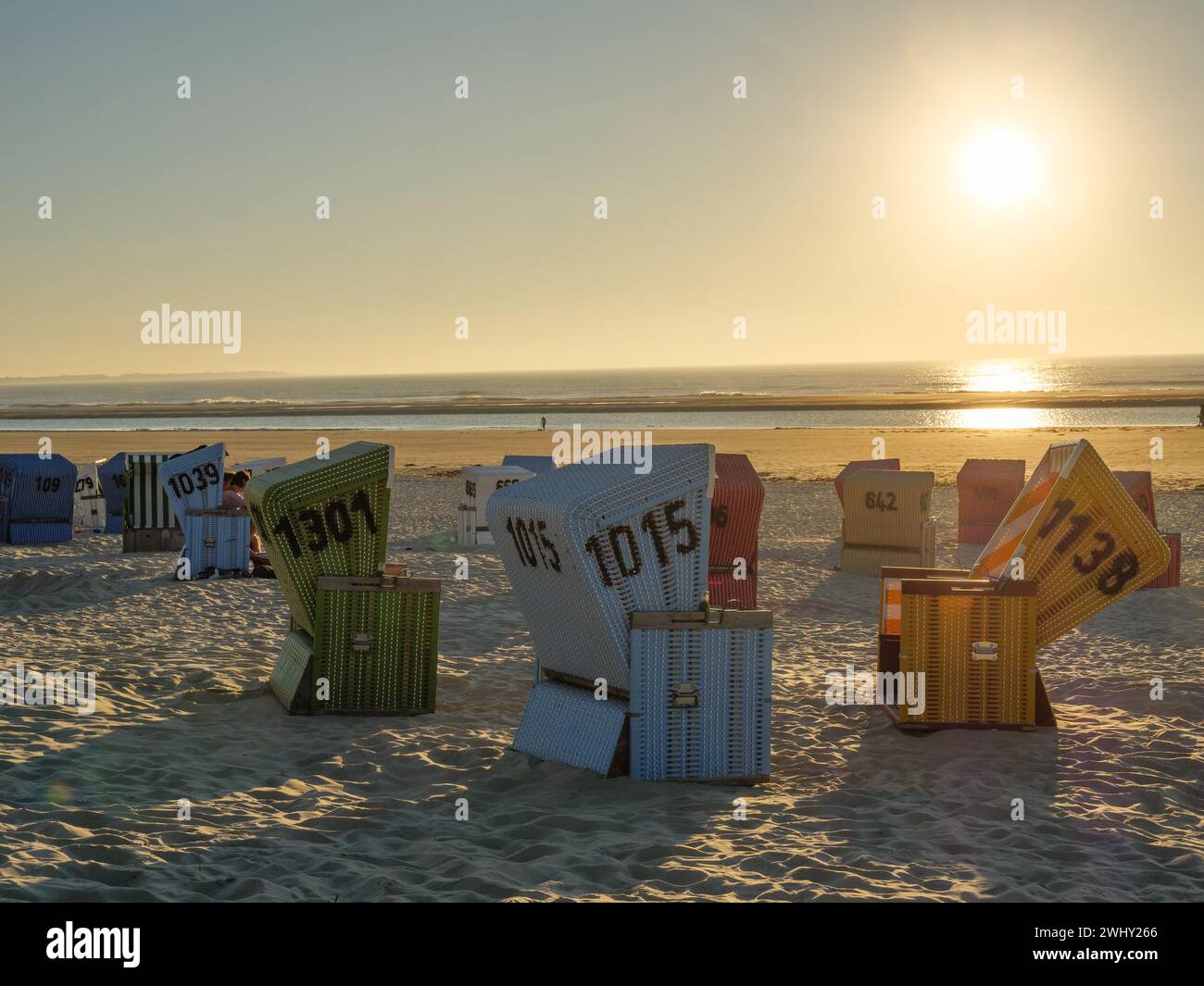 Die Insel Langeoog in der Nordsee Stockfoto