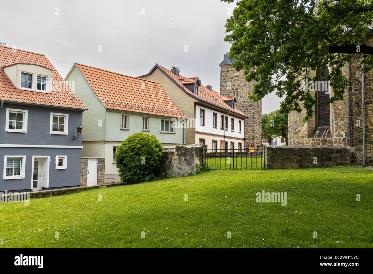 Bilder aus Ballenstedt Harz Selketal Stockfoto