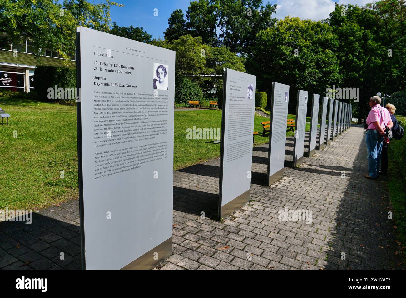 Schweigestimmen, Wagner und die Juden, Bayreuth Stockfoto