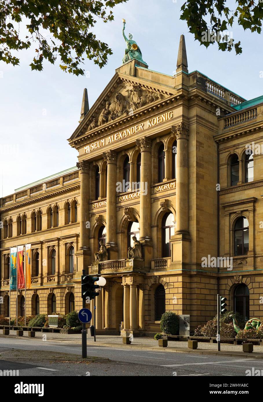 Museum Koenig, Naturhistorisches Museum, Station Pfad der Demokratie, Bonn, Deutschland, Europa Stockfoto