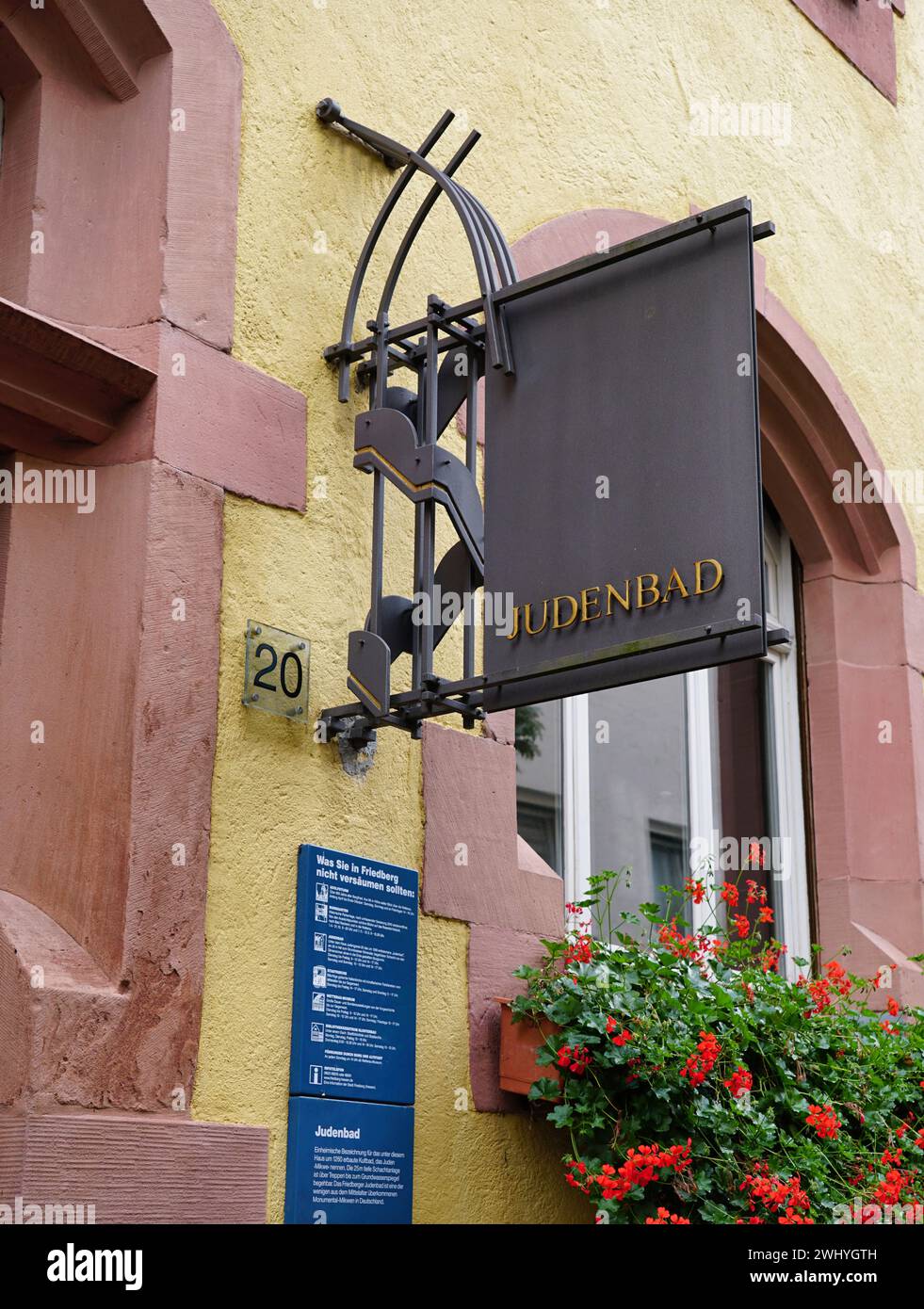 Ehemalige Mikwa aus dem 13. Jahrhundert in Friedberg/Hessen Stockfoto Ehemalige Mikwa aus dem 13. Jahrhundert in Friedberg/Hessen Stockfoto