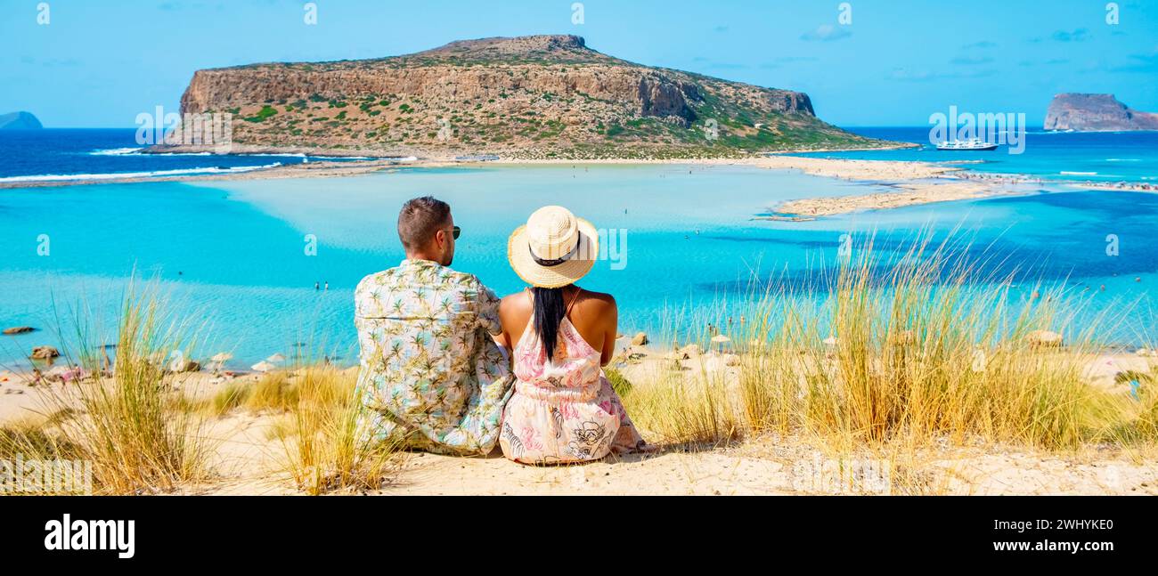 Kreta Griechenland, Balos Lagune auf Kreta, Griechenland Stockfoto