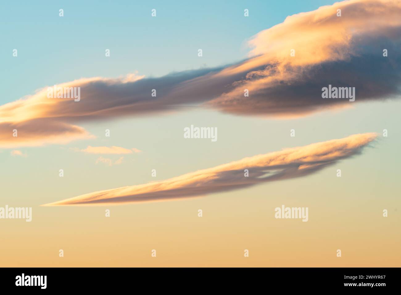 Makro, Foto, Nebel, Sonnenuntergang, Los Padres National Forest, Berge, Santa Barbara, Nebel, Brillante Farben, Natur, Landschaft, Atmosphärisch, Stockfoto