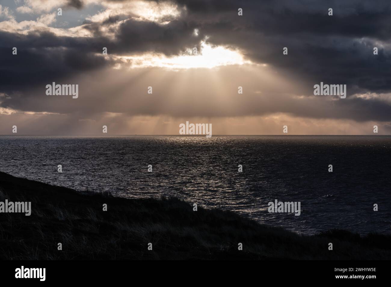 Sonnenstrahlen Stockfoto