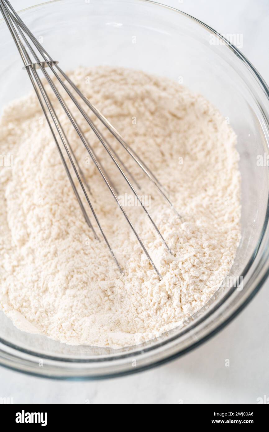 Eierlikör-Pfannkuchen Stockfoto