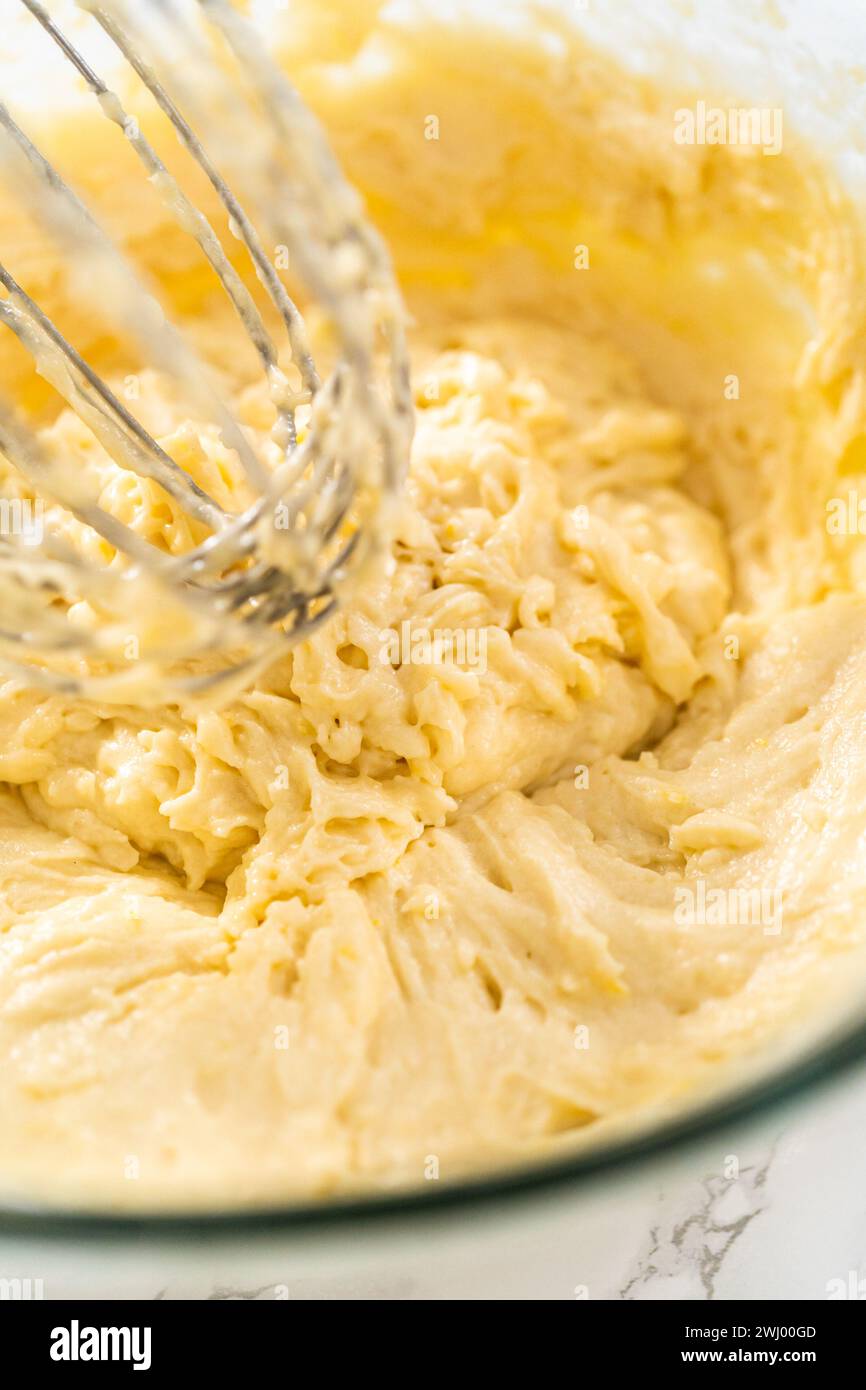 Zitronen-Muffins Stockfoto