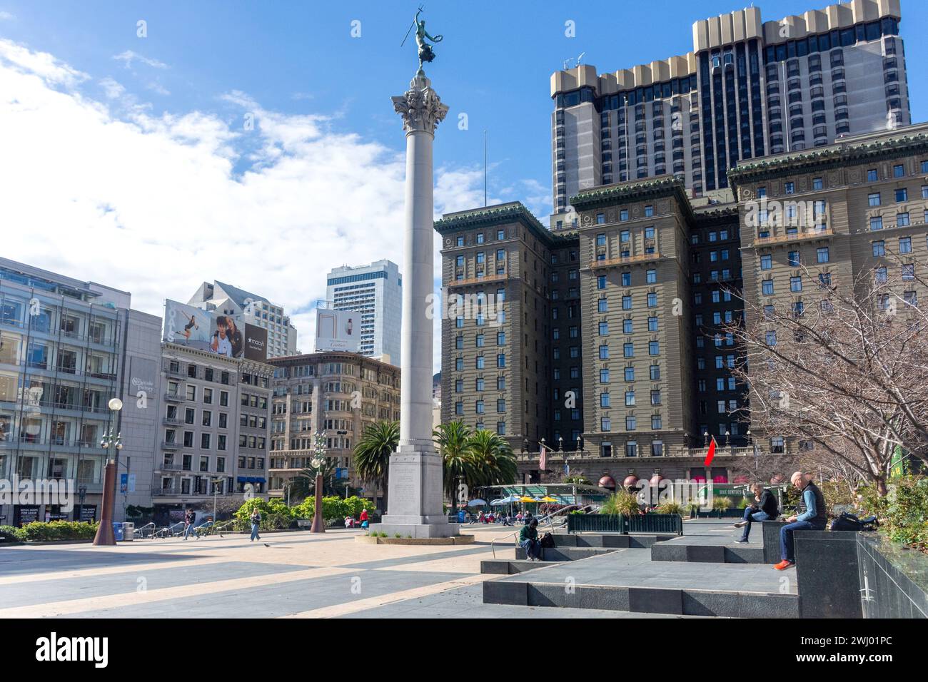 Union Square, San Francisco, Kalifornien, Usa Stockfoto