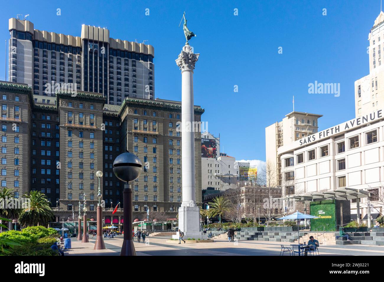 Union Square, San Francisco, Kalifornien, Usa Stockfoto