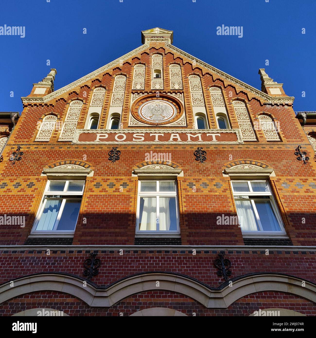 Imperial, Postamt auf der ostfriesischen Insel Norderney, Niedersachsen, Deutschland, Europa Stockfoto
