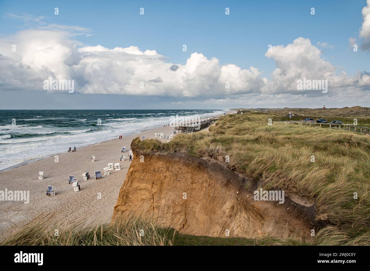 Nordseeküste Stockfoto