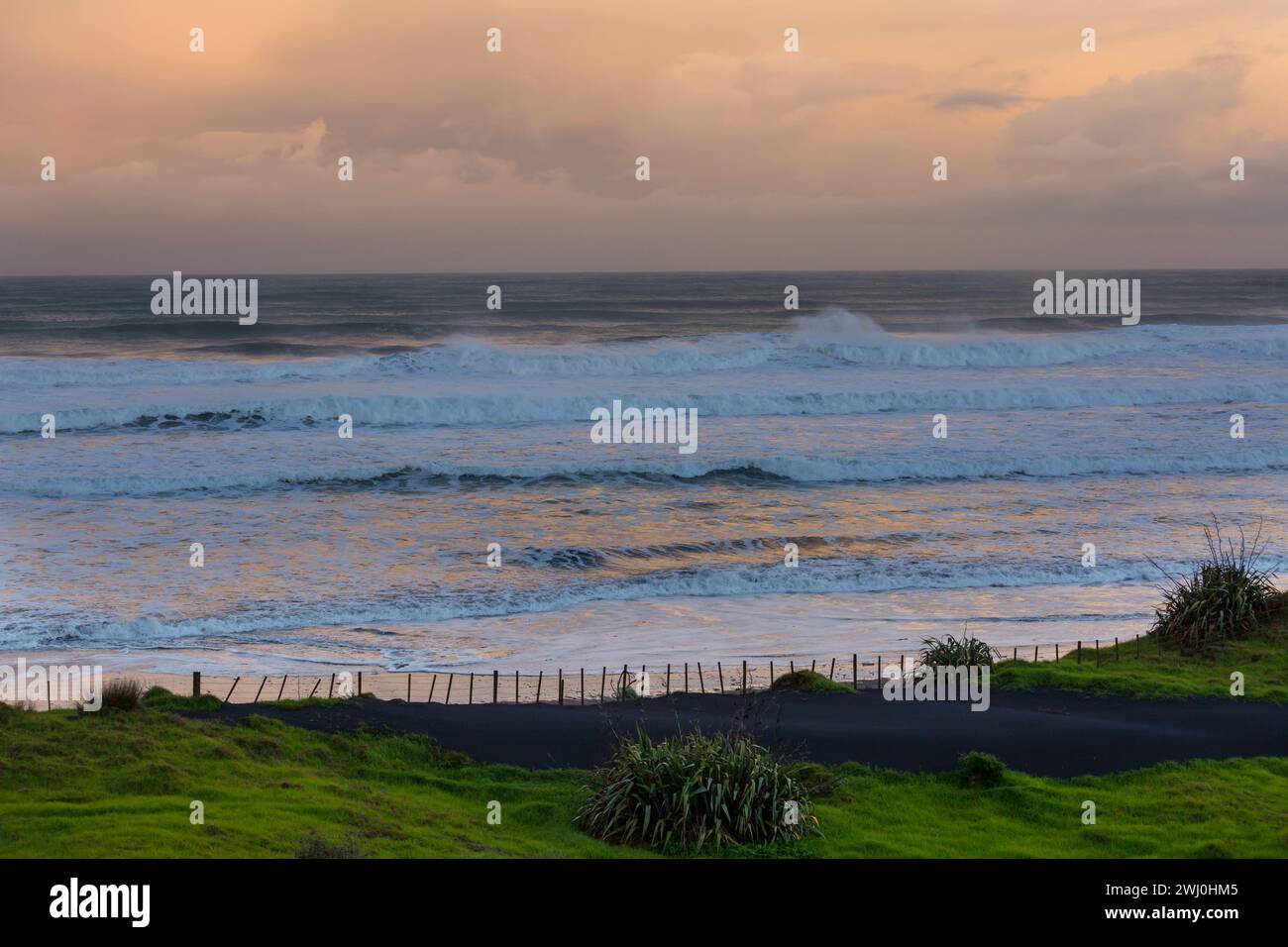 Neuseeland-Küste Stockfoto