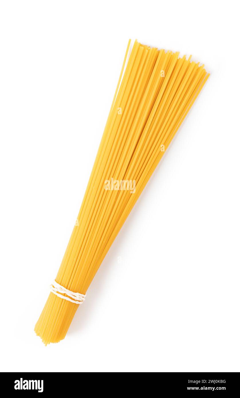 Reihe von spaghetti Stockfoto
