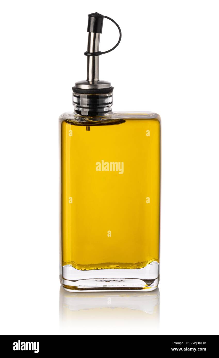 Olivenölflasche Stockfoto