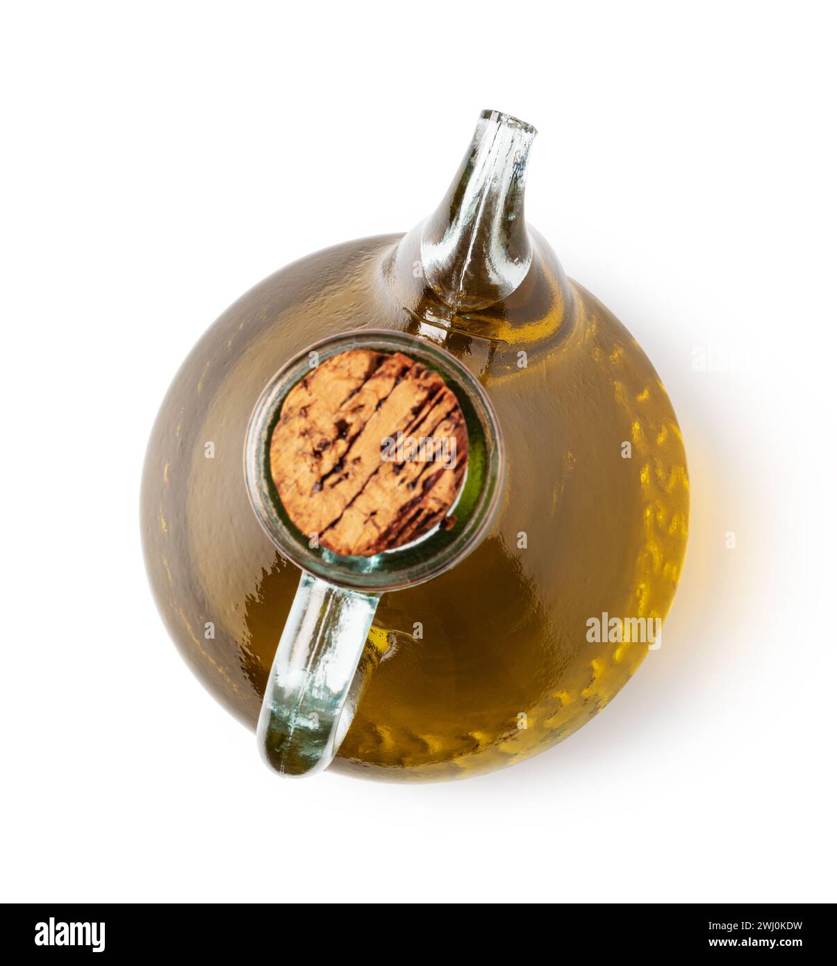 Olivenölflasche Stockfoto