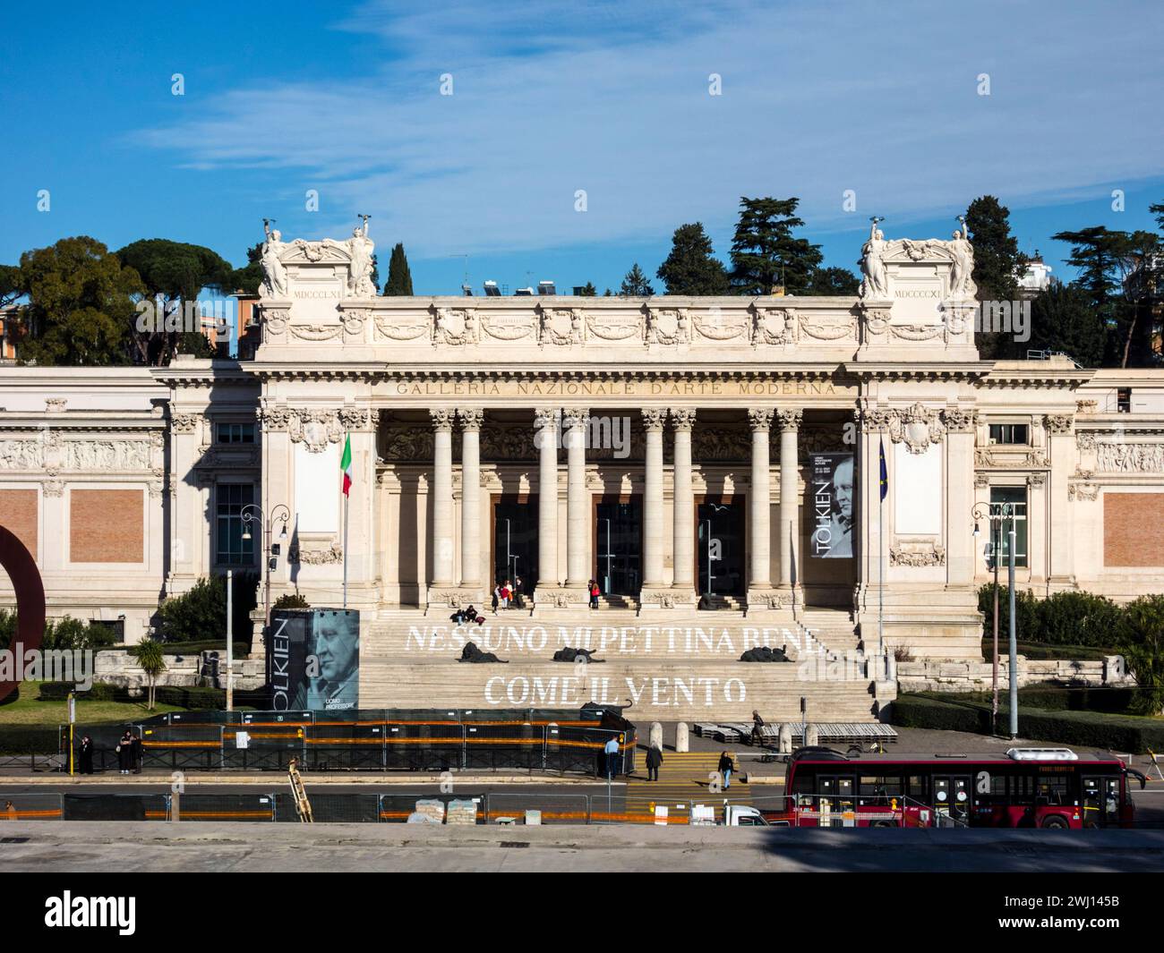 Nationale Kunstgalerie Rom (Rom/Italien) Stockfoto