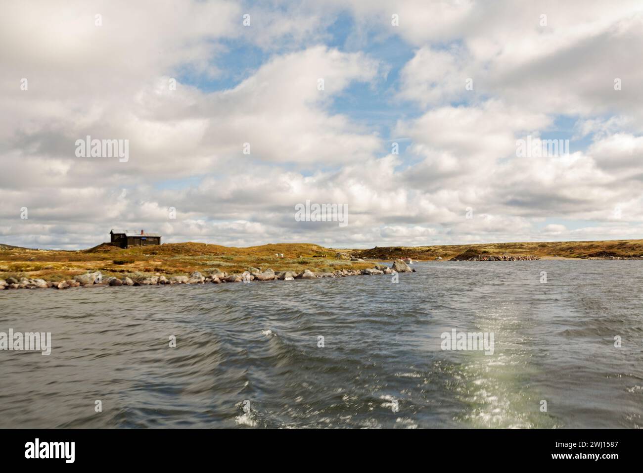 Langesjøen, Norwegen Stockfoto