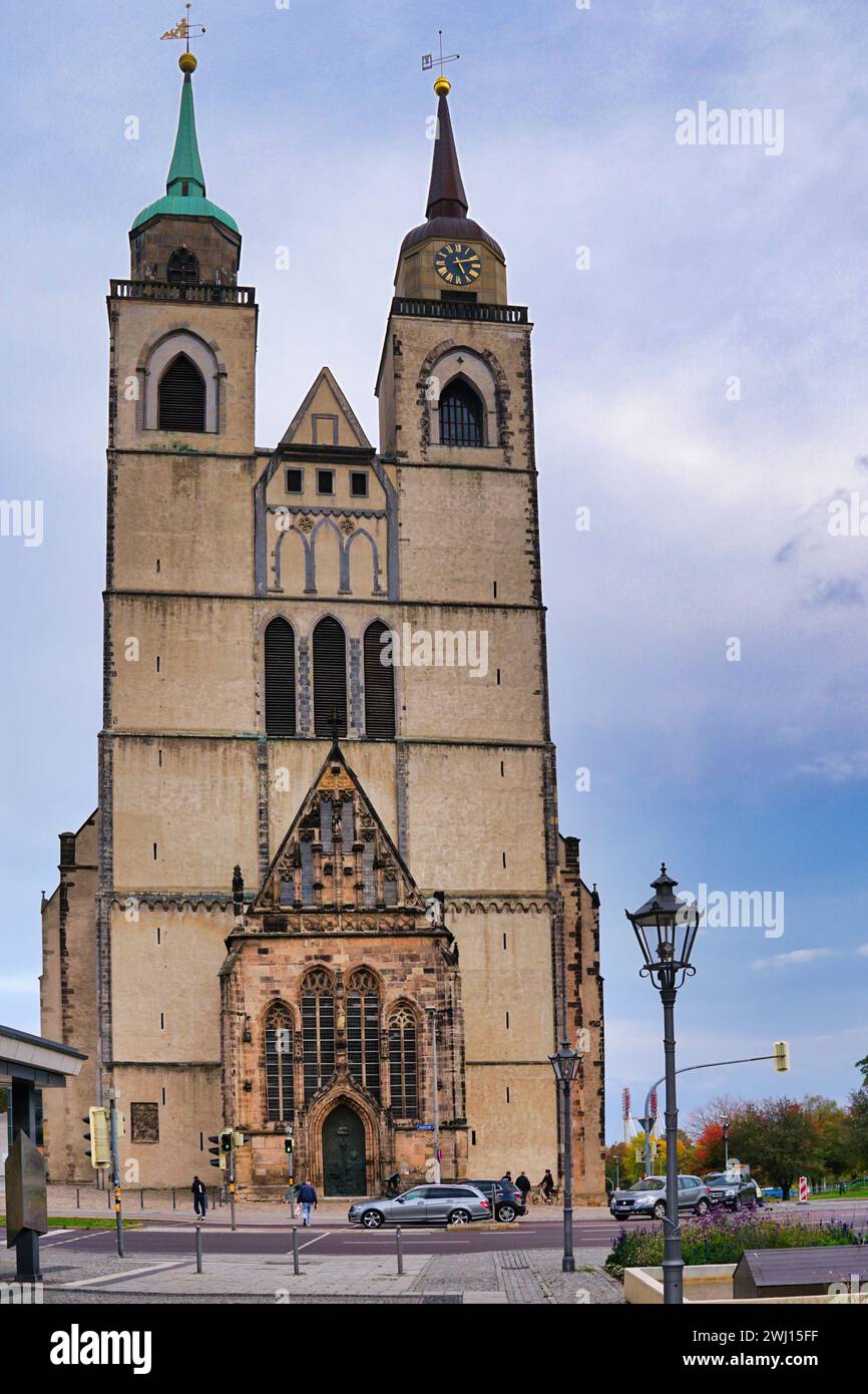 St. Johannis Kirche Magdeburg Stockfoto