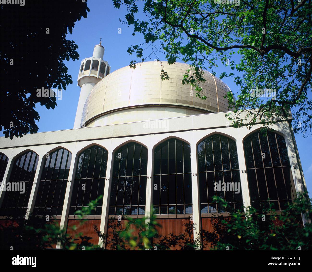 England. London. Regents Park Moschee. Stockfoto