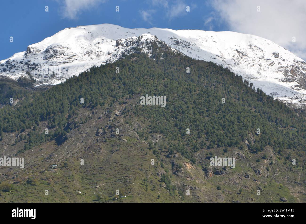 Frühjahrswetter in den hügeligen Gebieten pakistans Stockfoto