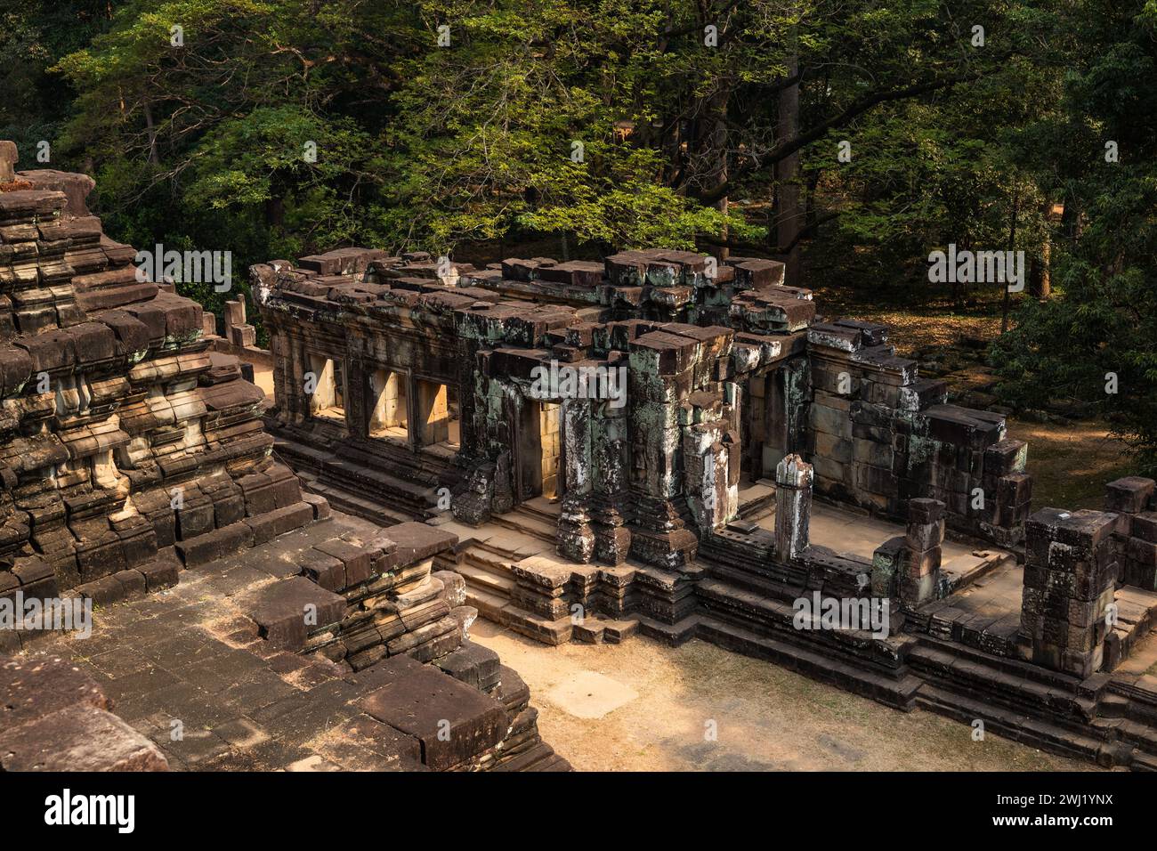Ruinen des antiken Khmer-Tempels in Siem Reap, Kambodscha Stockfoto