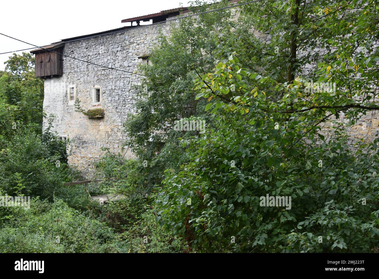 Burgruine GRUB, Österreich Stockfoto