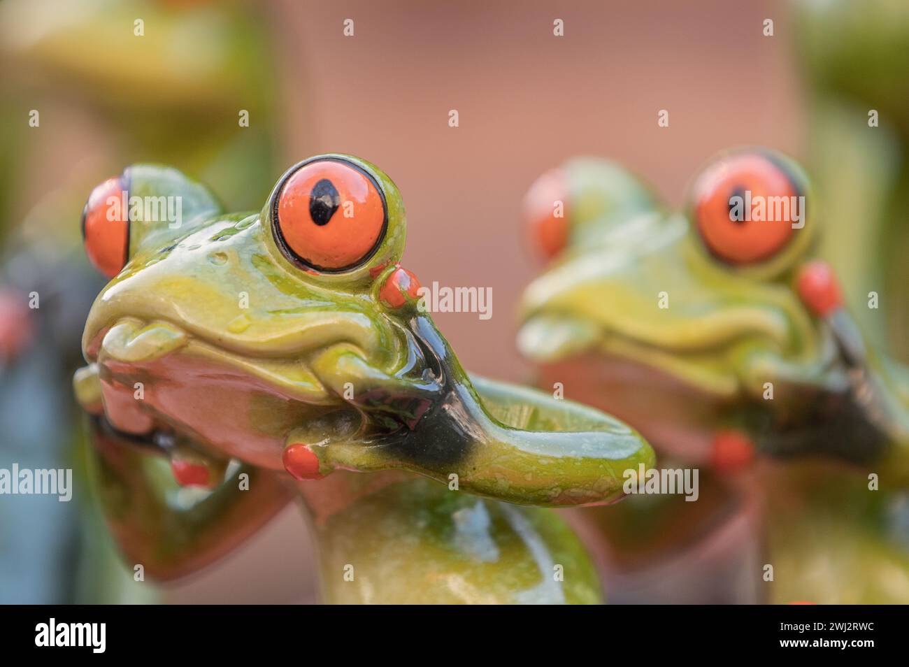 Hebt die Zunge heraus Stockfoto