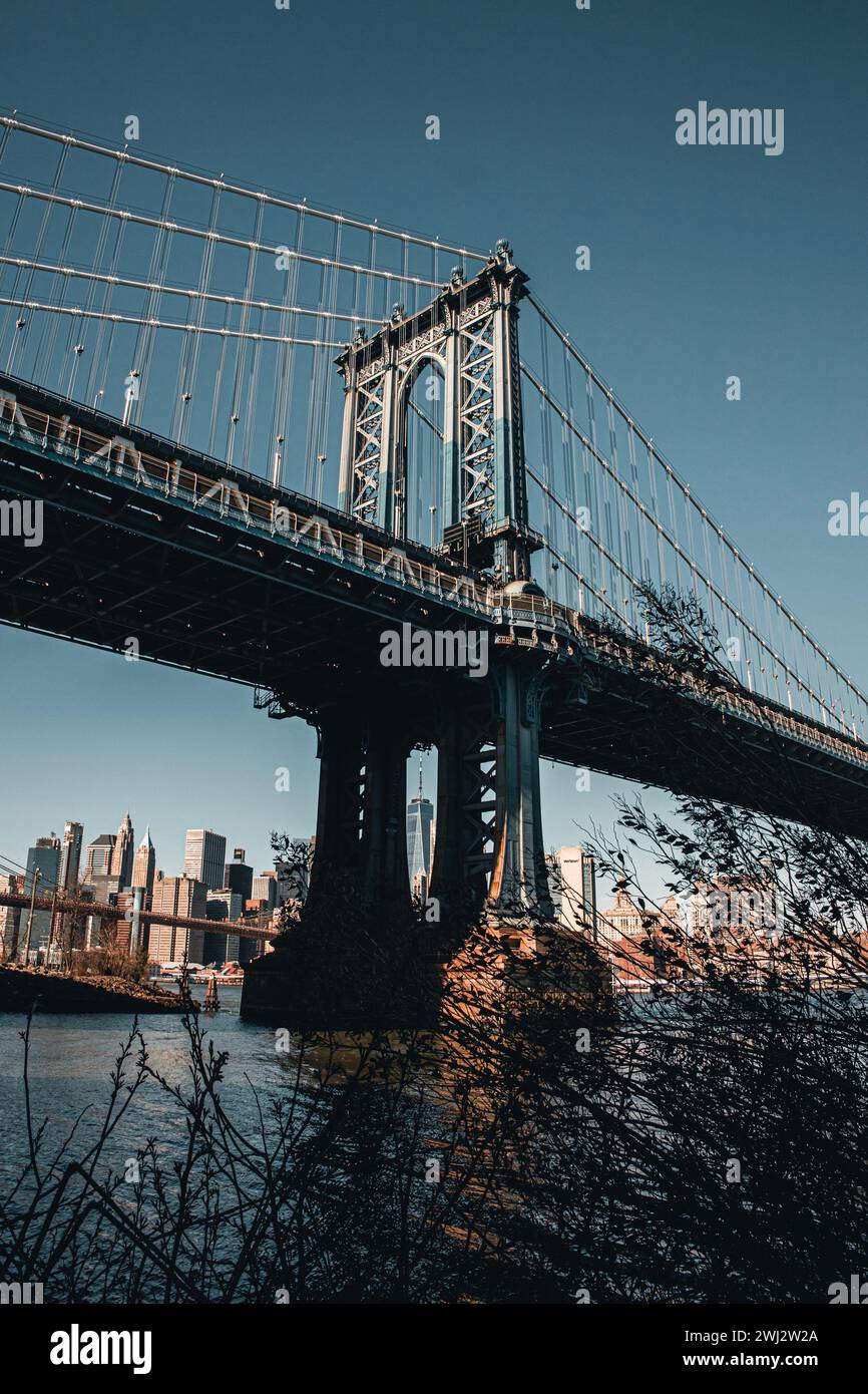 Manhattan Bridge Stockfoto