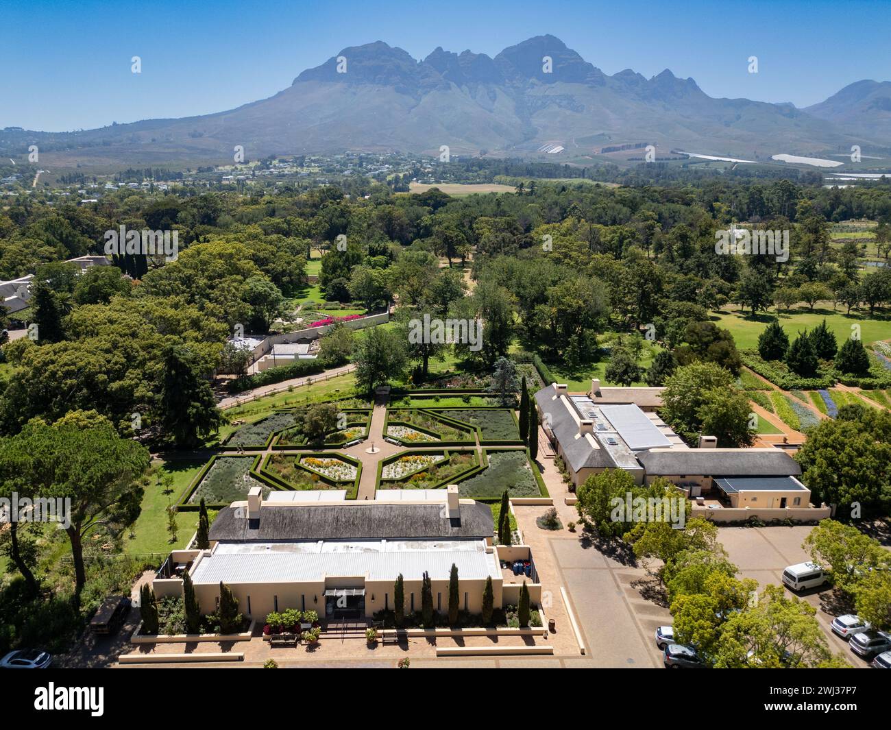 Weingut Vergelegen, Somerset West, Kapstadt, Südafrika Stockfoto