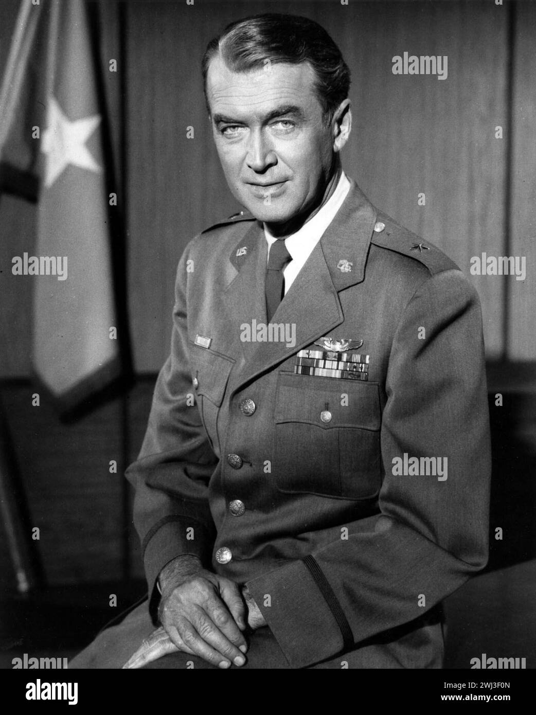 Brig. General James M. Stewart, USAF Reserve - Schauspieler James Stewart in Uniform. Stockfoto