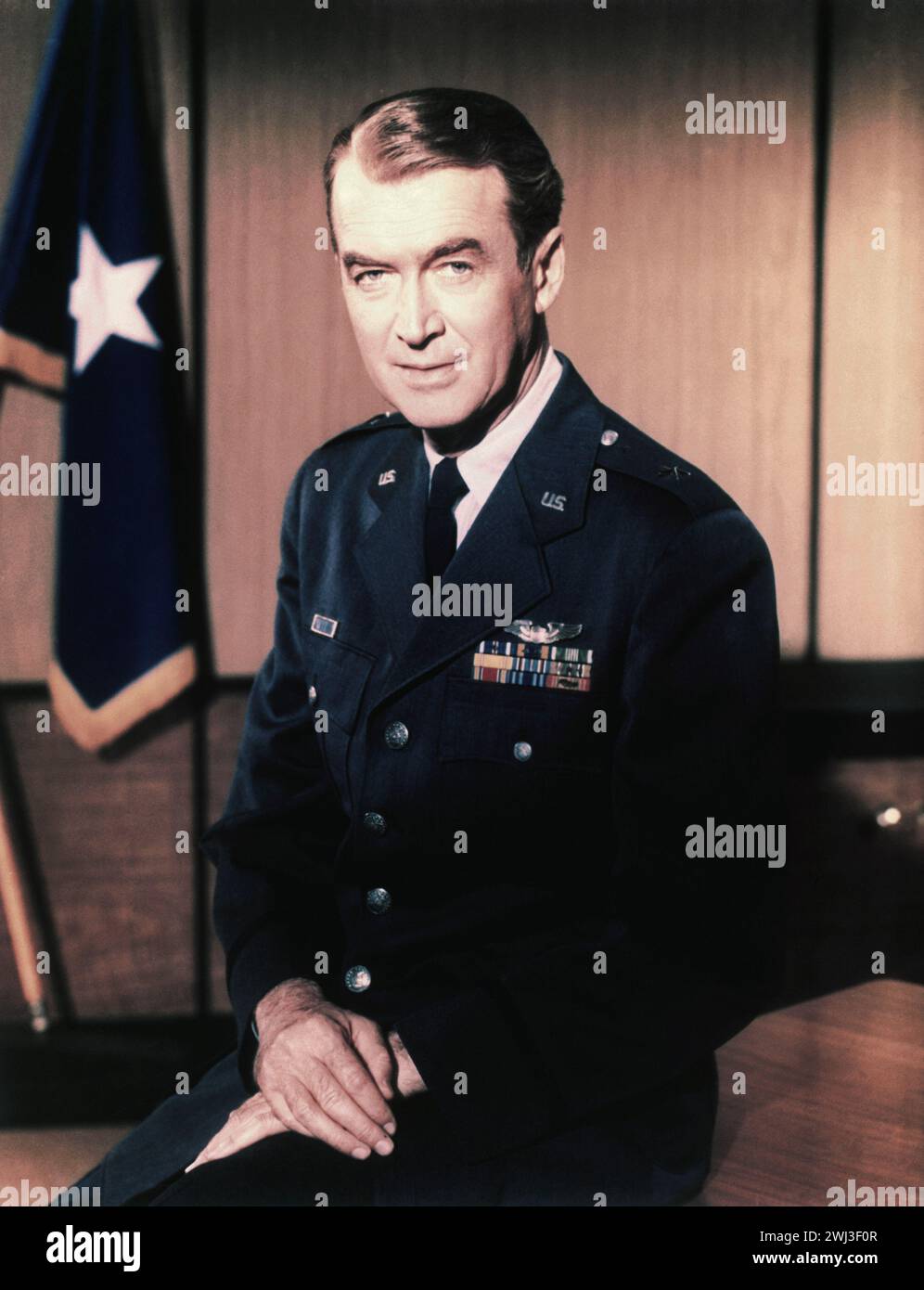 Brig. General James M. Stewart, USAF Reserve - Schauspieler James Stewart in Uniform Stockfoto