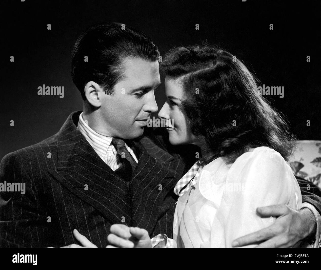 James Stewart und Katharine Hepburn - The Philadelphia Story, 1940 Stockfoto