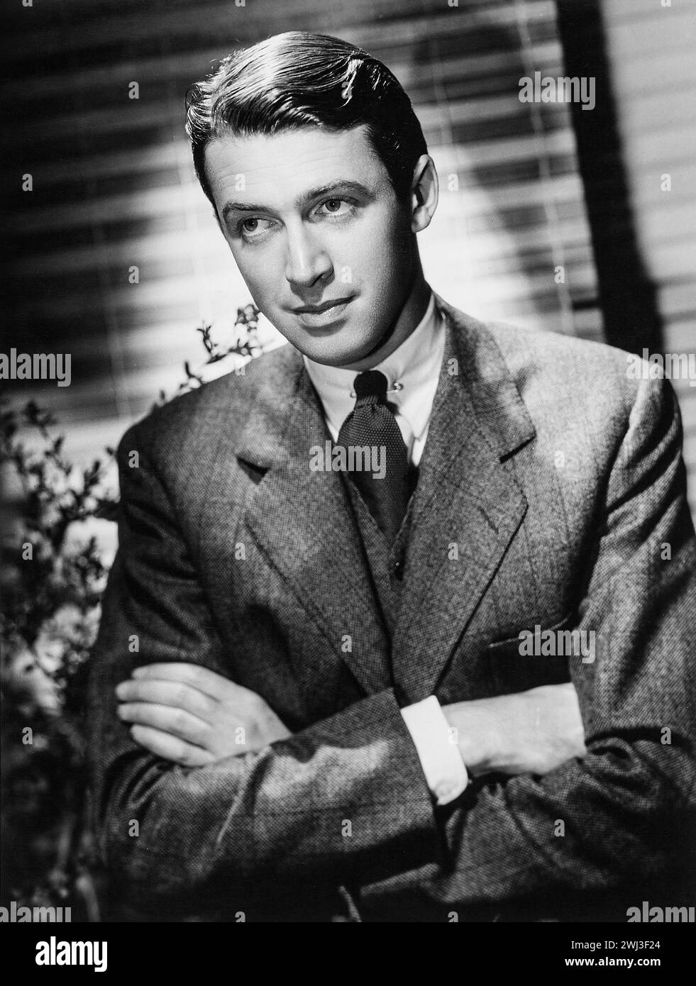 Werbefoto: James Stewart von Ted Allen (MGM, 1936). Hochformat Stockfoto