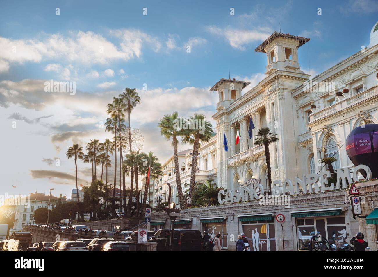 Sanremo, Italia, Casino di Sanremo Stockfoto