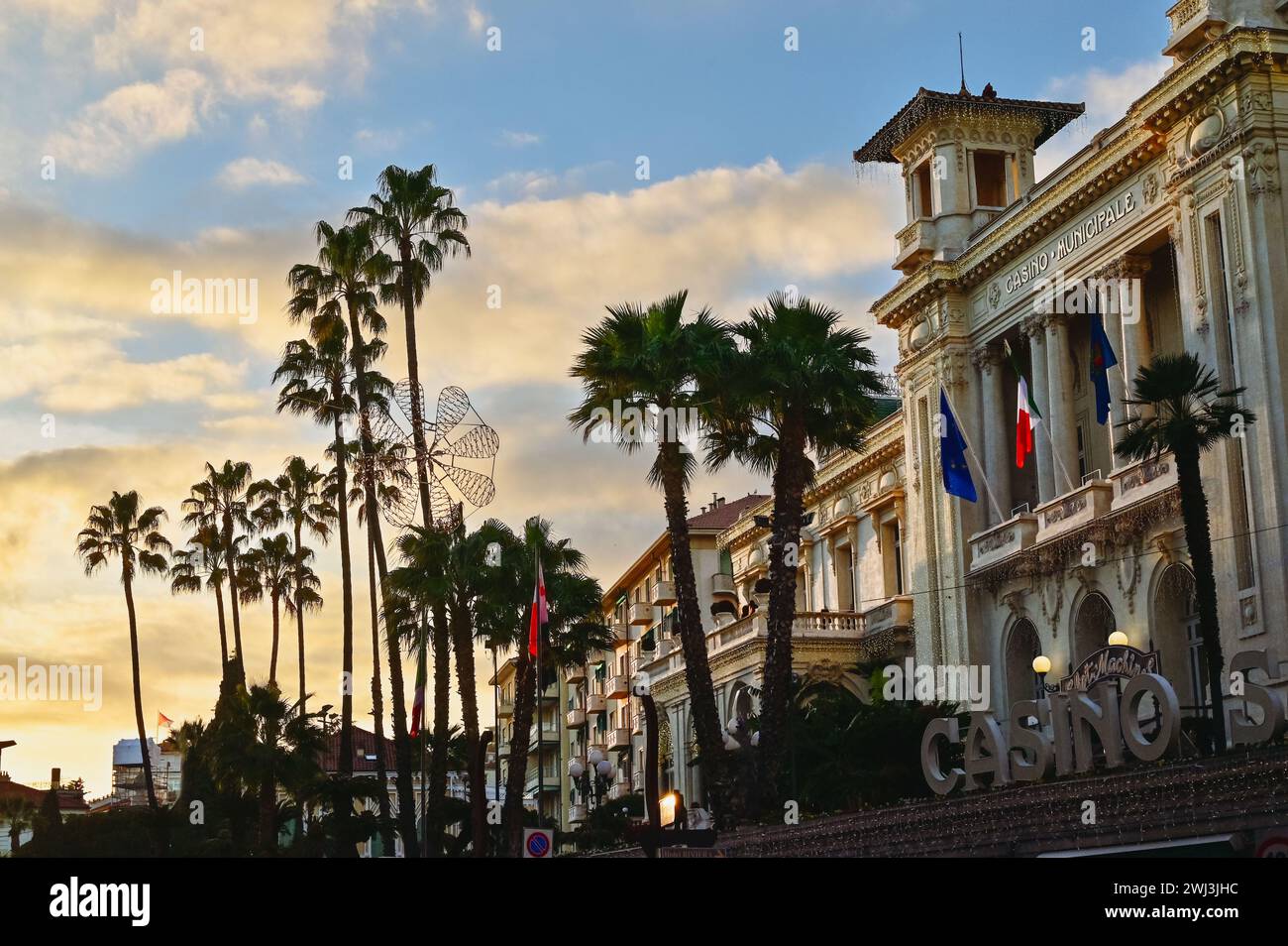 Sanremo, Italia, Casino di Sanremo Stockfoto