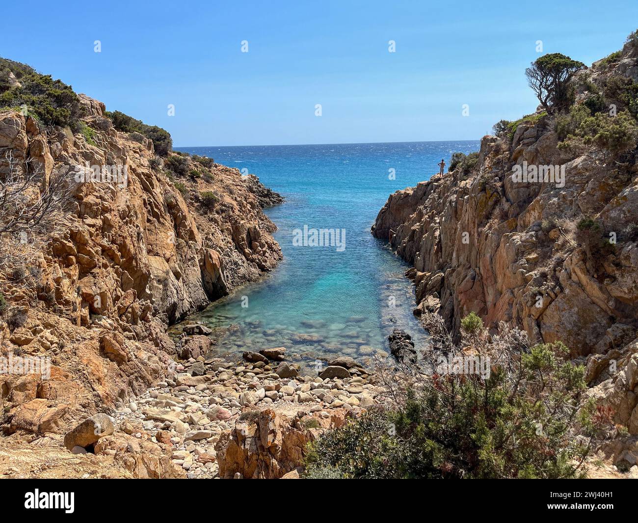 Sardinien im mittelmeer Stockfoto