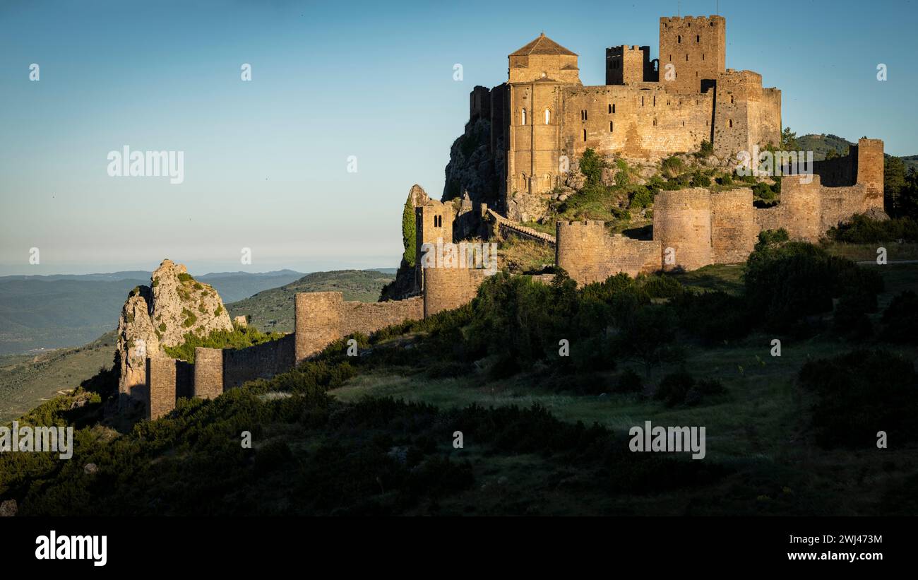 Schloss Loarre Stockfoto