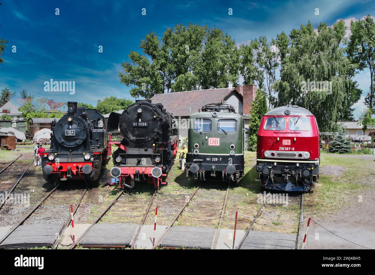 Eisenbahnnostalgie Stockfoto