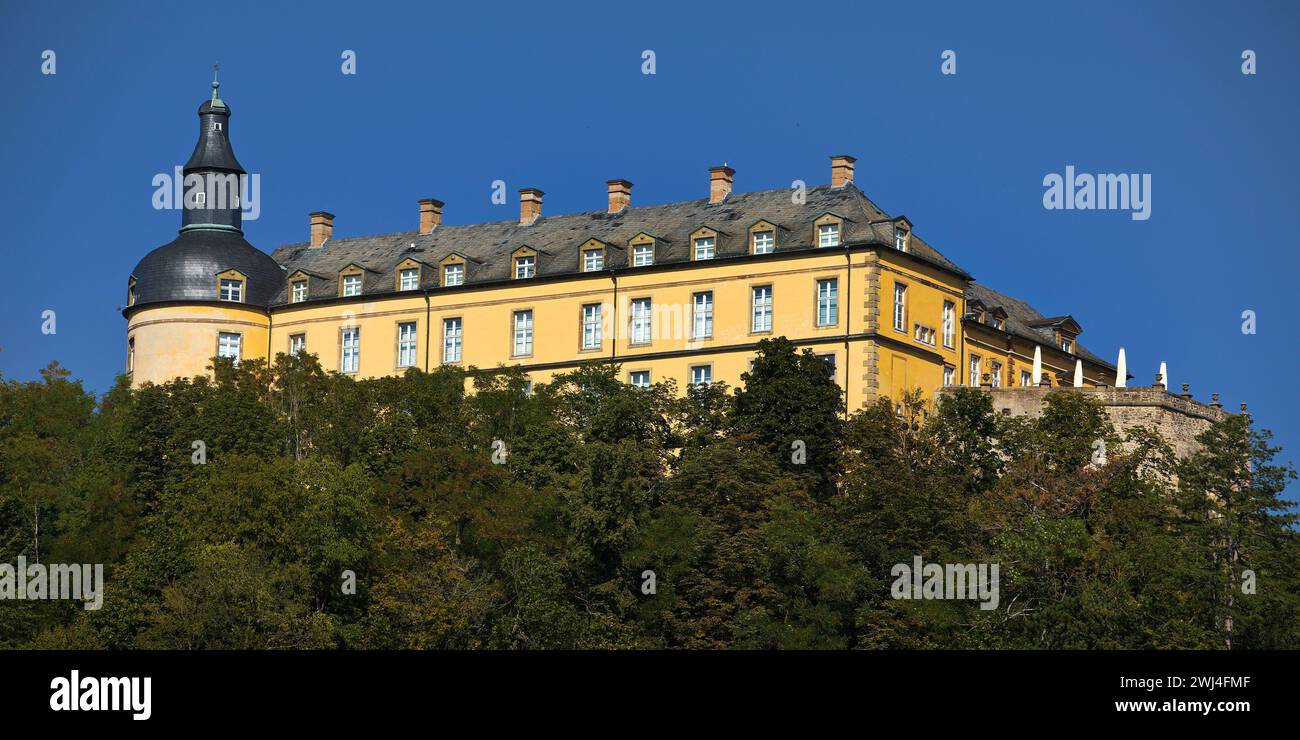 Schloss Friedrichstein, Barockschloss am Schlossberg, Bad Wildungen, Hessen, Deutschland, Europa Stockfoto