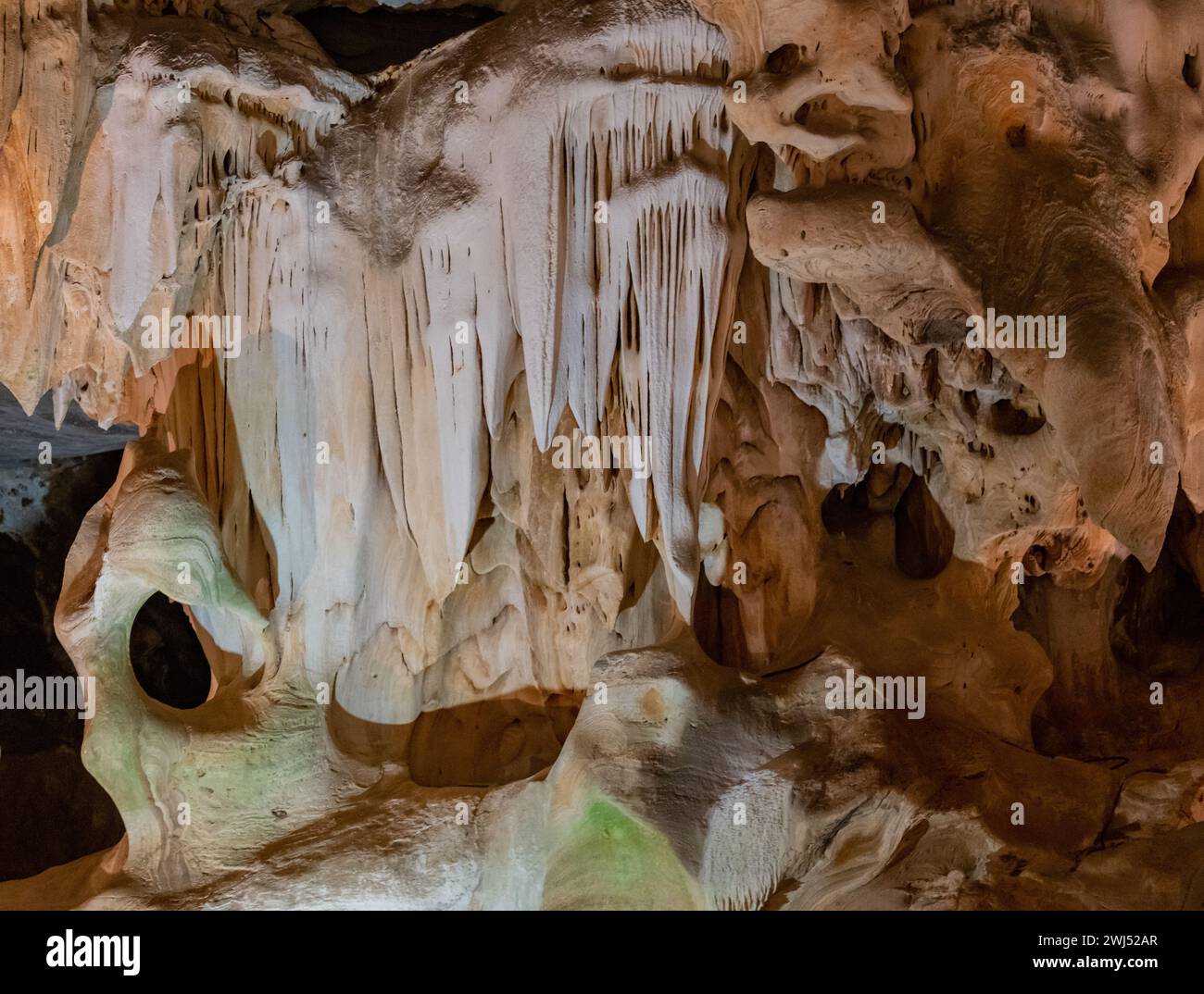 Cango Caves ist ein Höhlensystem in der Nähe von Oudtshoorn Südafrika Stockfoto