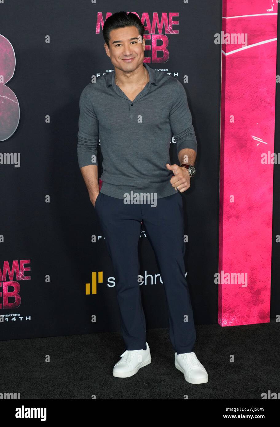Mario Lopez arrives at the premiere of 