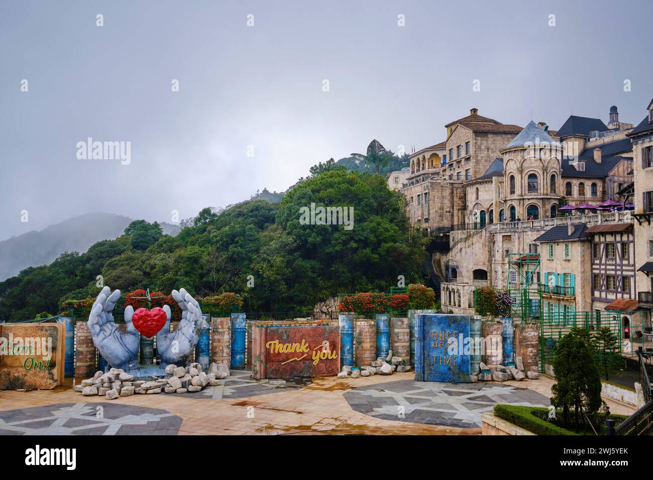 Januar 2024, Sun World Ba Na Hills Stockfoto