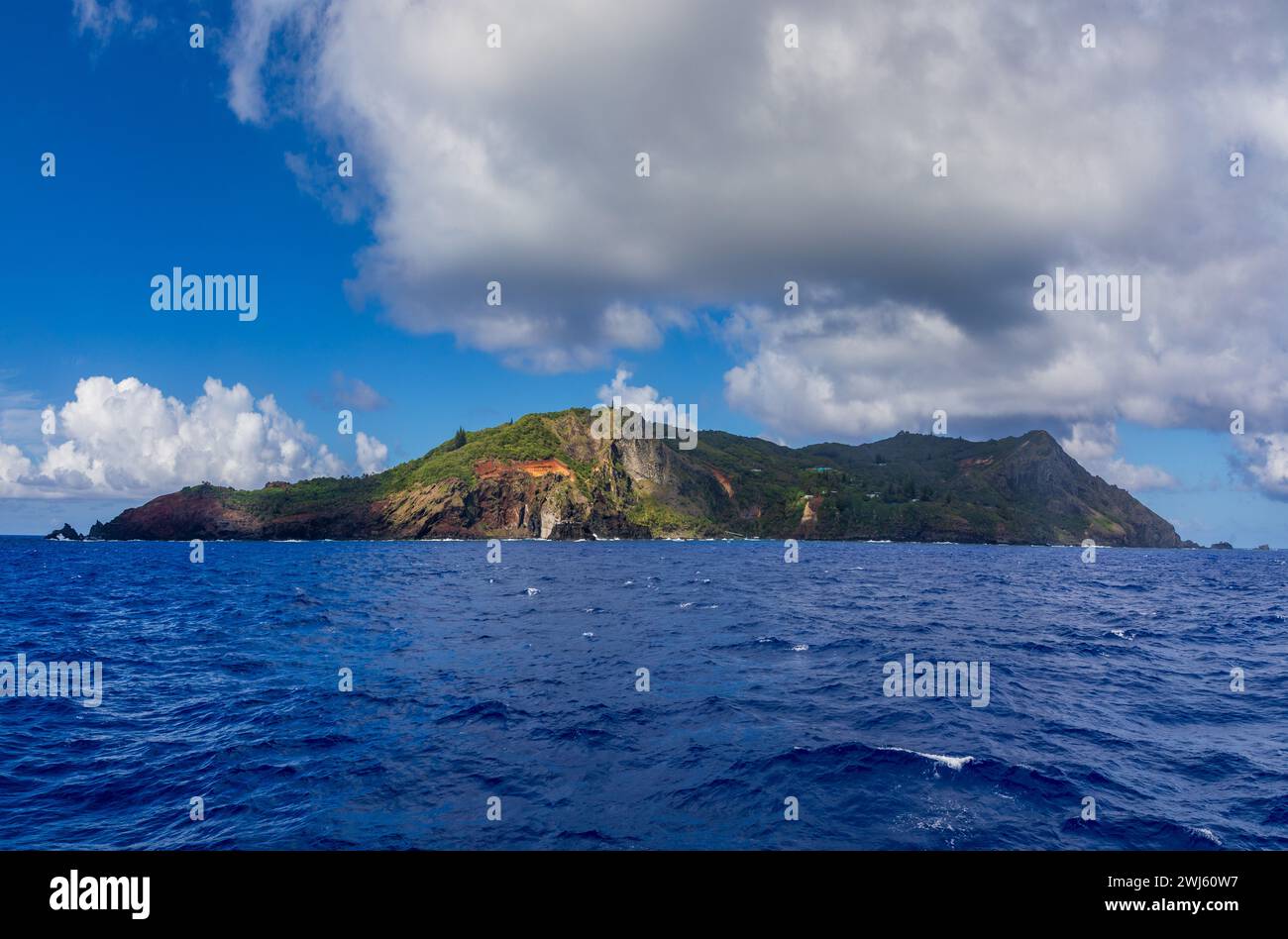 Pitcairn Island im Südpazifik Stockfoto
