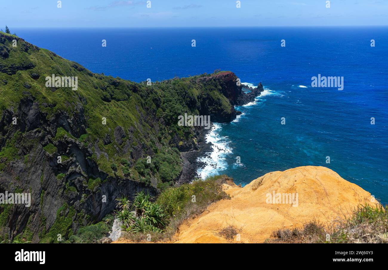 Pitcairn Island im Südpazifik Stockfoto
