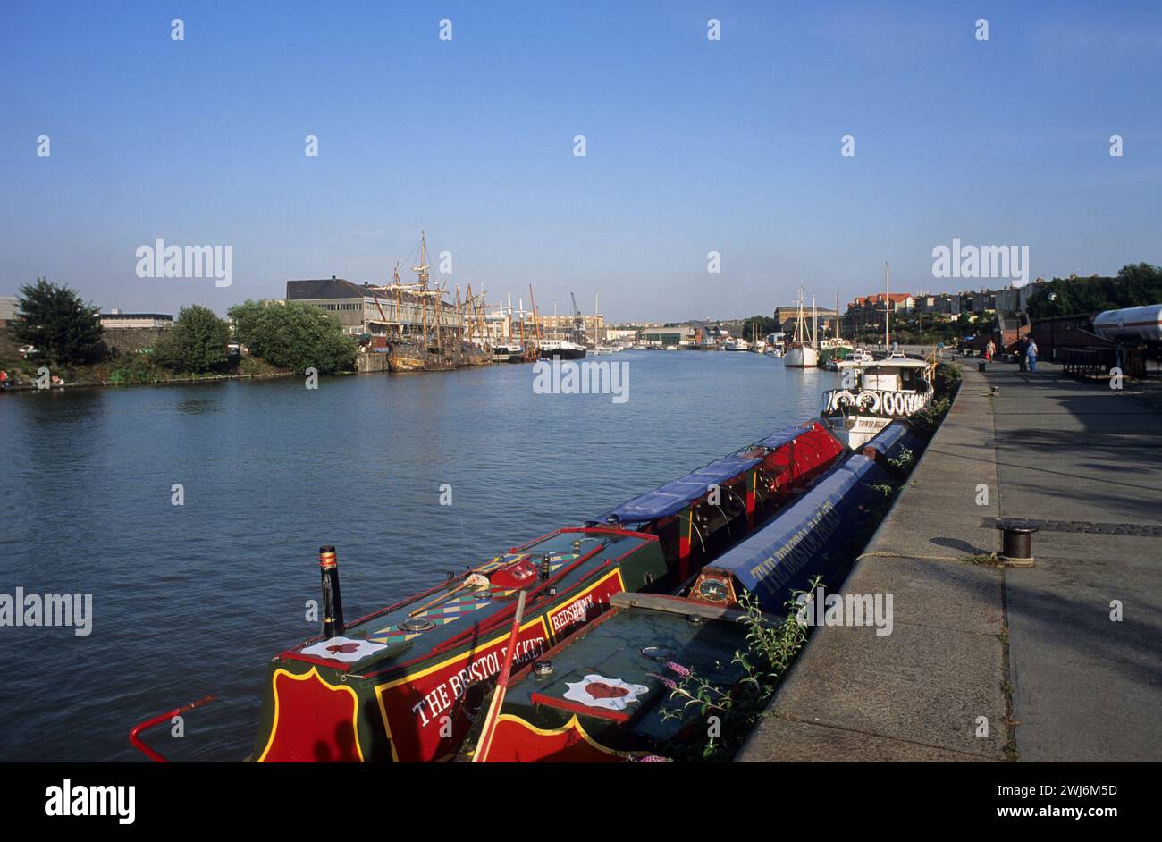 Großbritannien, Südwesten, Bristol, historischer Hafen. Stockfoto