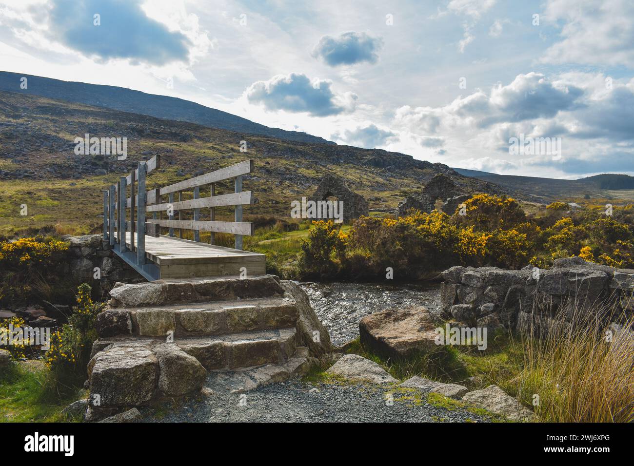 Walkway Ireland Country Stockfoto