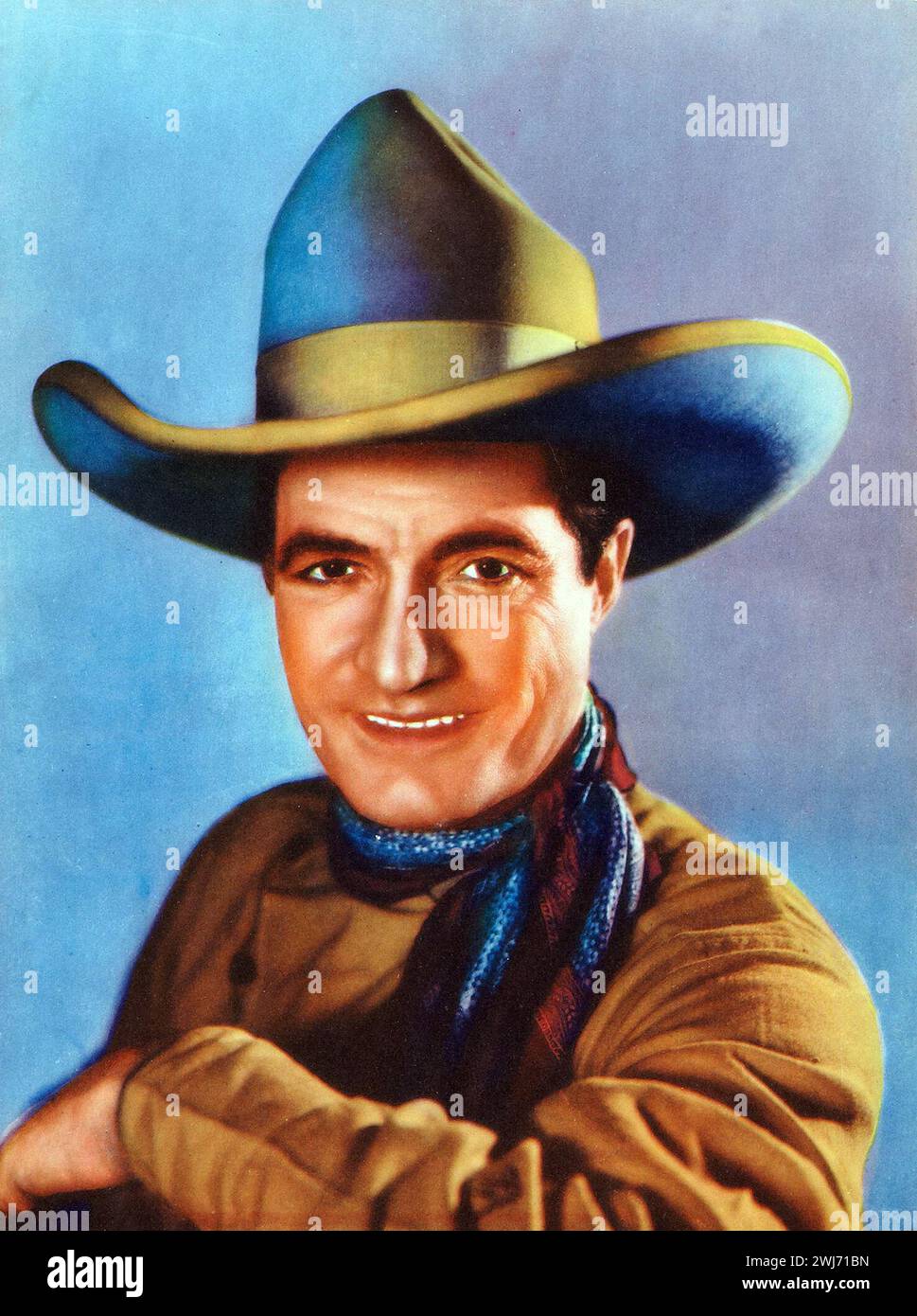 Tom Mix (Dixie Cup, 1930er). Dixie Cup Premium Foto Stockfoto