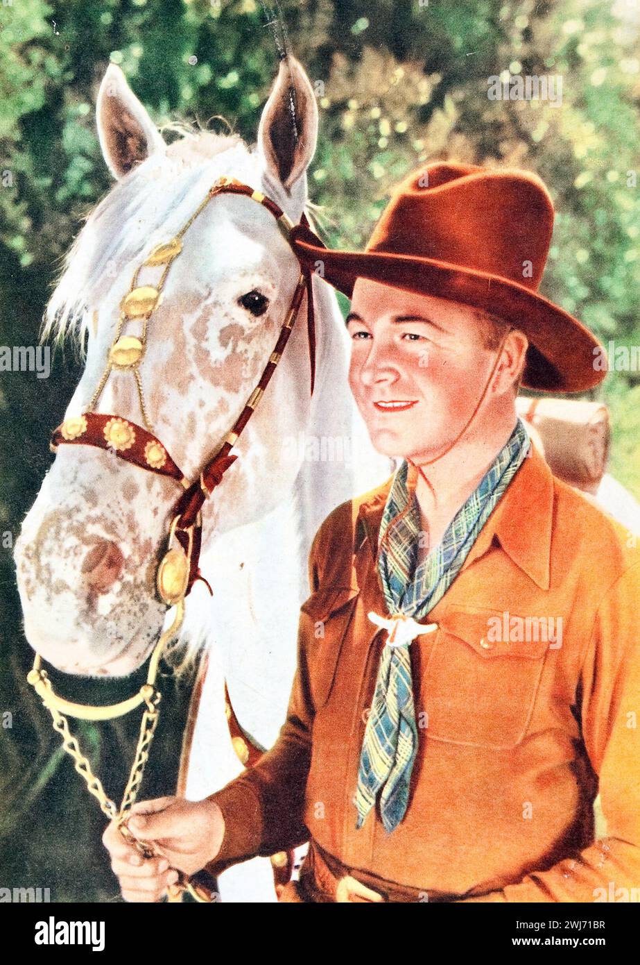 William „Hopalong Cassidy“ Boyd (Dixie Cup, 1938). Dixie Cup Premium Foto Stockfoto