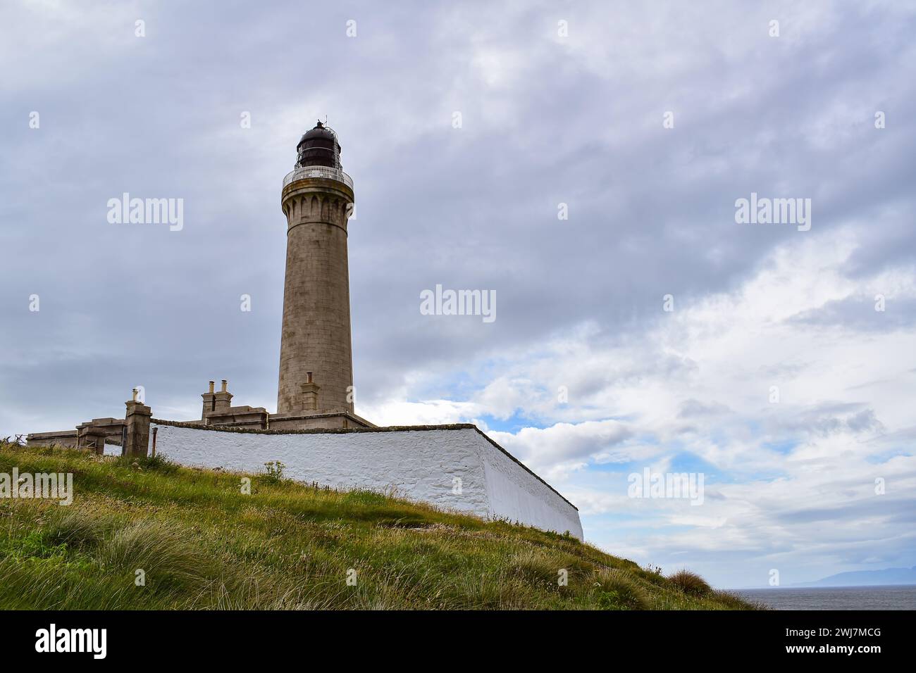 Ardnamurchan Leuchtturm am westlichsten Punkt auf dem britischen Festland, Kilchoan, Westküste Schottlands, Großbritanniens, Europas Stockfoto